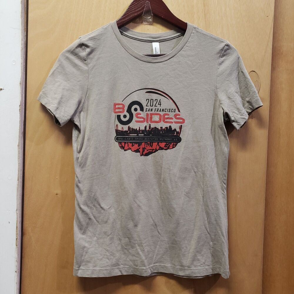CyberSecurity BSides San Francisco 2024 official event t-shirt Sz S B1